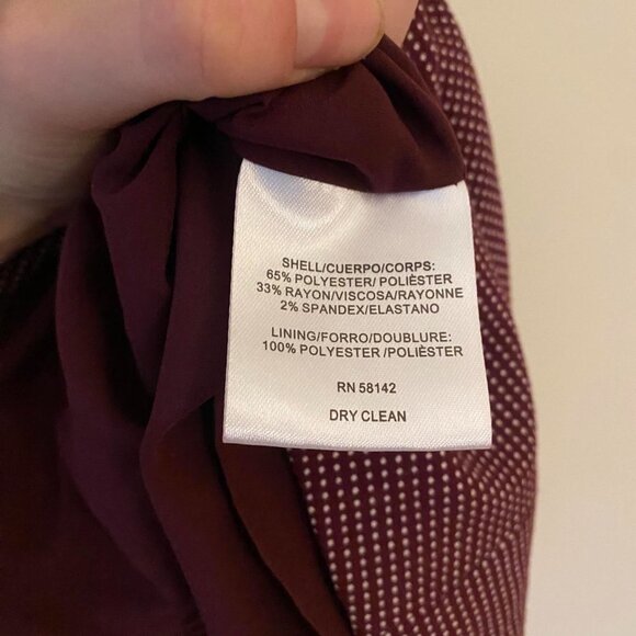 Gal meets glam burgundy a-line dress - Picture 8 of 9